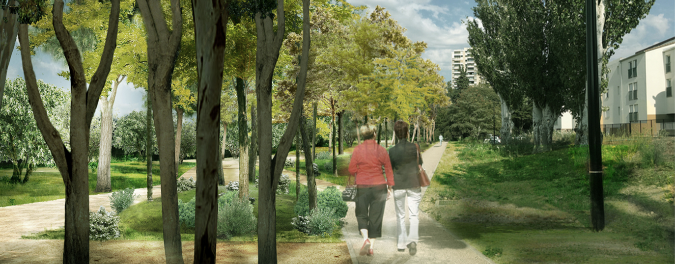 Une forêt urbaine pour parachever un quartier en transformation 